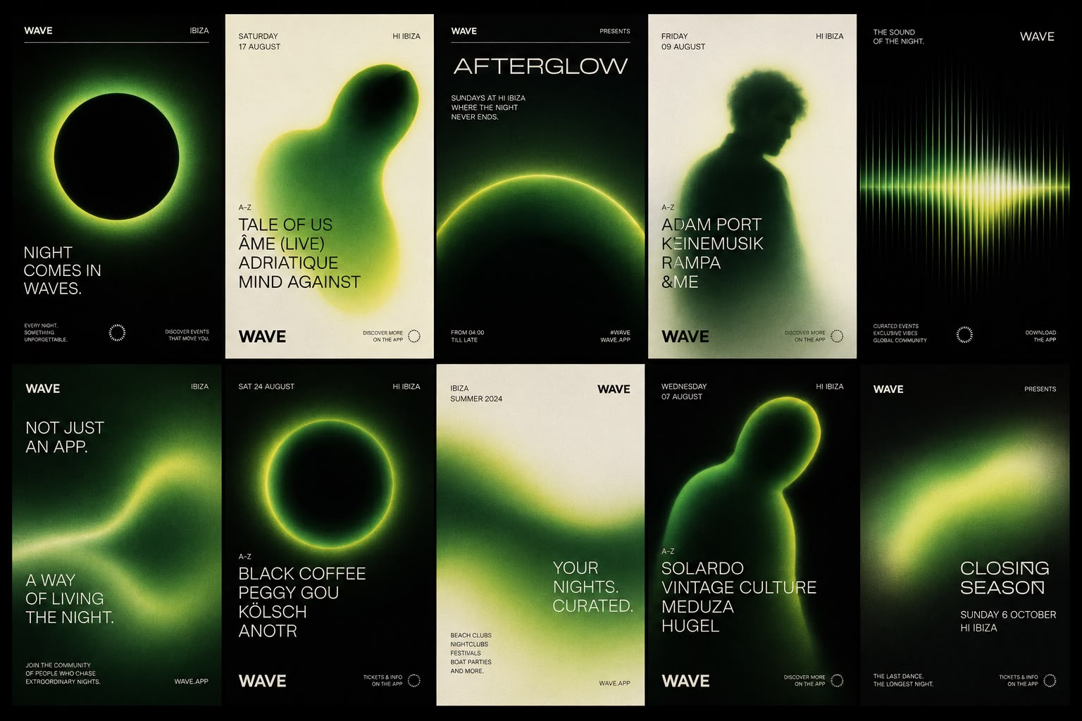 WAVE campaign posters